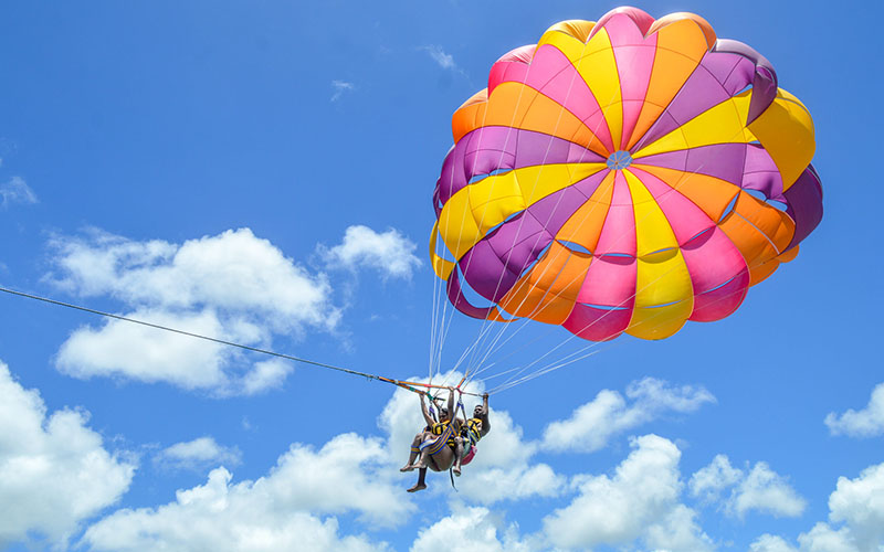 parasailing